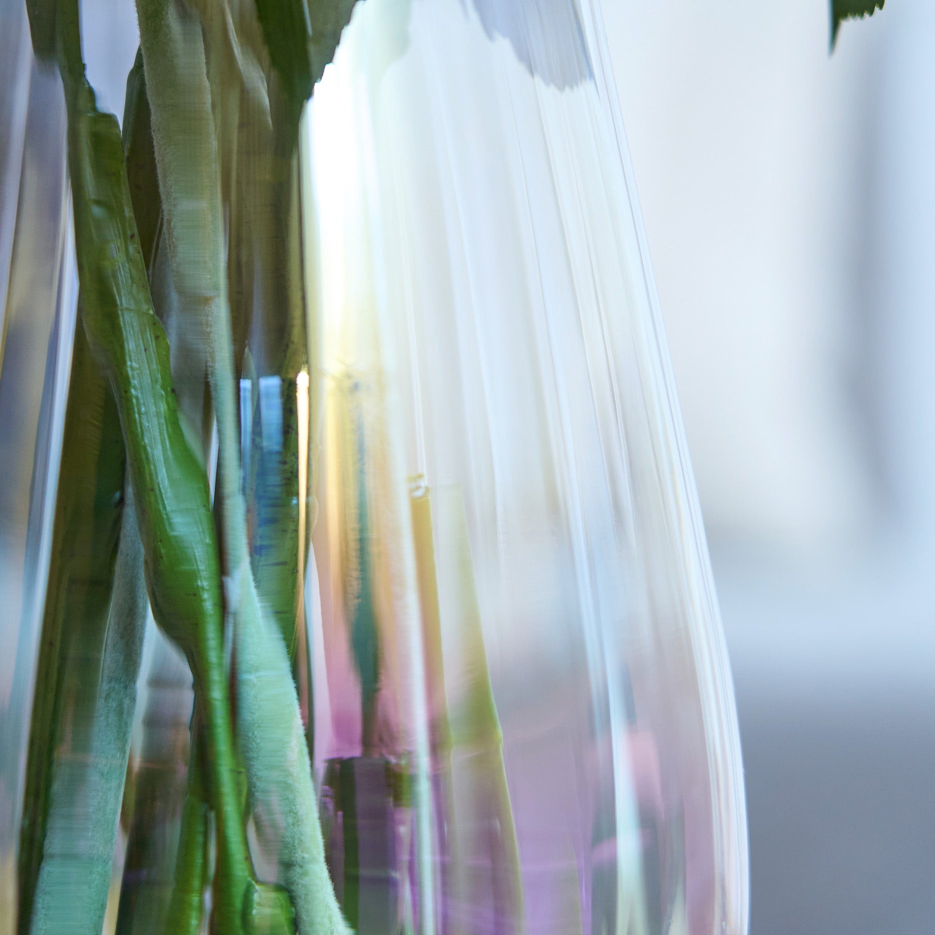 Rainbow vase i glas
